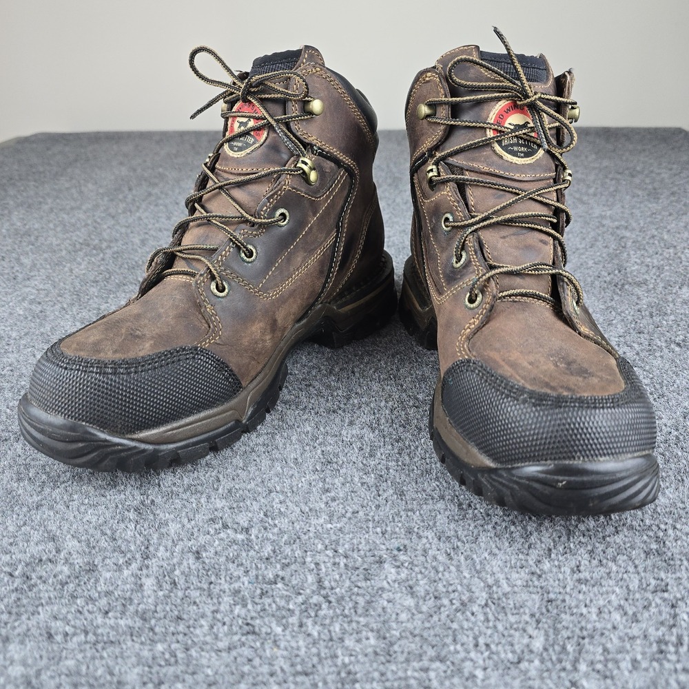 Red Wing Irish Setter Women's 9 Work Boots ASTM F2892-11 EH Vibram‎ Waterproof
